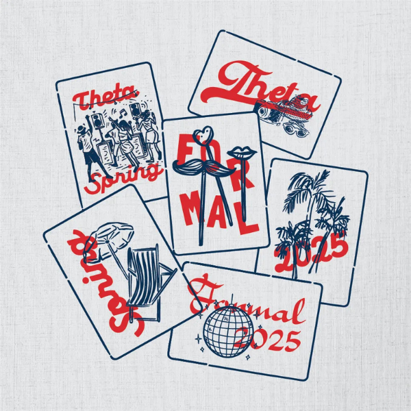Kappa Alpha Theta Playing Card Spring Formal – 2861