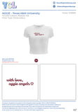 AGGIE ANGELS BABY TEE AND TANK Texas A&M University 15860