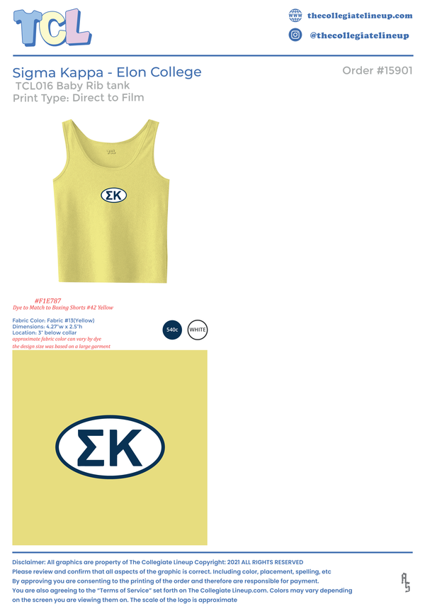 Sigma Kappa Elon College #15901