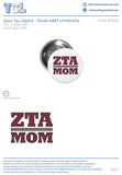 Zeta Tau Alpha Texas A&M University #16333 Pin