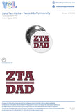 Zeta Tau Alpha Texas A&M University #16333 Pin