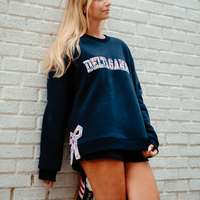 WOMEN’S HEAVYWEIGHT FLEECE BOW DETAIL SWEATSHIRT