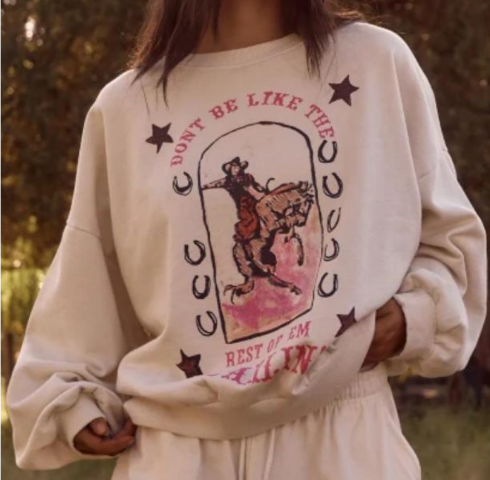 WOMEN'S OVERSIZED HEAVYWEIGHT FLEECE CREWNECK SWEATSHIRT