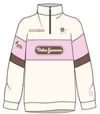 QUARTER ZIP WITH PANELS