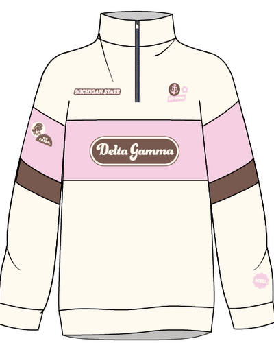 QUARTER ZIP WITH PANELS
