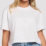 WOMEN'S OVERSIZED BOXY CROPPED T-SHIRT