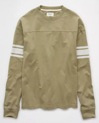RETRO STRIPE LONG SLEEVE CREWNECK SHIRT