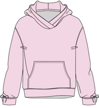 WOMEN'S FLEECE BOW SWEATSHIRT