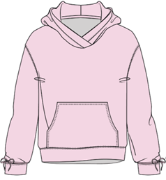 WOMEN'S FLEECE BOW SWEATSHIRT