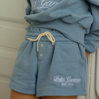HEAVYWEIGHT FLEECE BUTTON SWEATSHORT