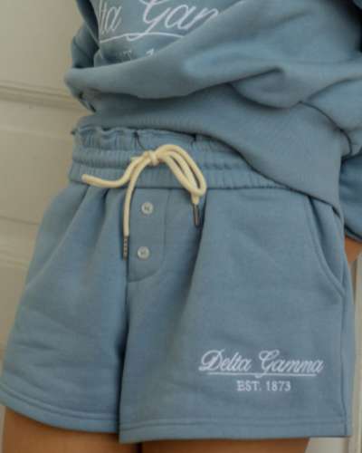 HEAVYWEIGHT FLEECE BUTTON SWEATSHORT