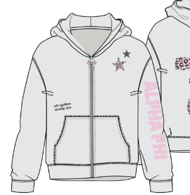 WOMEN'S HEAVYWEIGHT FRENCH TERRY BOXY ZIP UP SWEATSHIRT