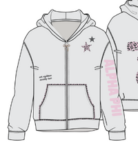 WOMEN'S HEAVYWEIGHT FRENCH TERRY BOXY ZIP UP SWEATSHIRT