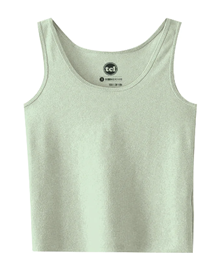 RIBBED SCOOP NECK TANK LONG (CUSTOM)