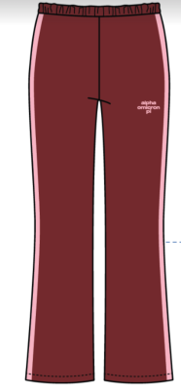 COZY FLEECE SWEATPANTS WITH CONTRAST SIDE PANELS