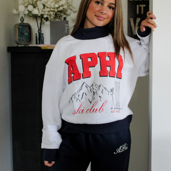 HEAVYWEIGHT FLEECE FITTED MOCK NECK APRES