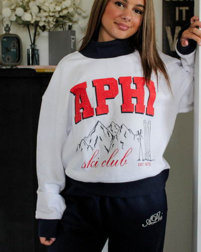 HEAVYWEIGHT FLEECE FITTED MOCK NECK APRES