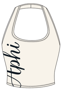 WOMEN'S RIB KNIT BASIC HALTER SCOOP NECK TANK