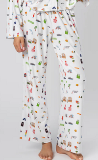 WOMEN'S BASIC COTTON JERSEY KNIT PJ PANT