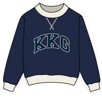 WIDE MOCK NECK HEAVYWEIGHT SWEATSHIRT WITH V NOTCH