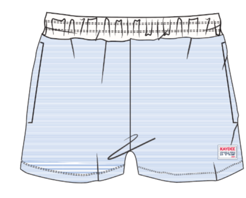 DAYDREAM WOMEN'S TERRY LOW RISE SHORT WITH RIB WAISTBAND