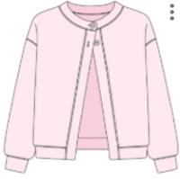 WOMEN'S FRENCH TERRY OPEN FRONT CARDIGAN