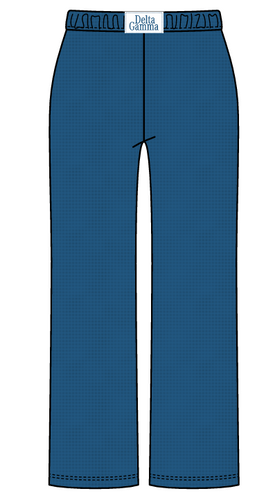 WAFFLE KNIT STRAIGHT LEG SWEATPANT