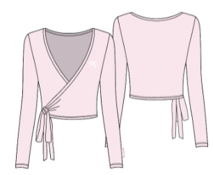 WOMEN'S ACTIVE LONG SLEEVE WRAP TOP