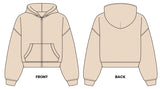 HEAVYWEIGHT FRENCH TERRY OVERSIZED ZIP UP HOODIE