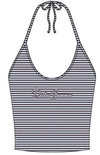 WOMEN'S CAMI TIE NECK HALTER SCOOP NECK TANK
