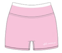 WOMEN'S ACTIVE CONTRAST WAISTBAND BIKER SHORT 5" INSEAM