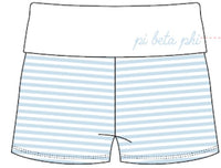 WOMEN'S FOLDOVER WAISTBAND HEAVYWEIGHT FRENCH TERRY SHORTS