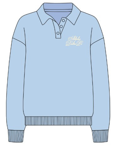 WOMEN'S OVERSIZED RIBBED SWEATER KNIT POLO