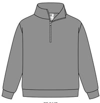 HEAVYWEIGHT FRENCH TERRY QUARTER ZIP PULLOVER