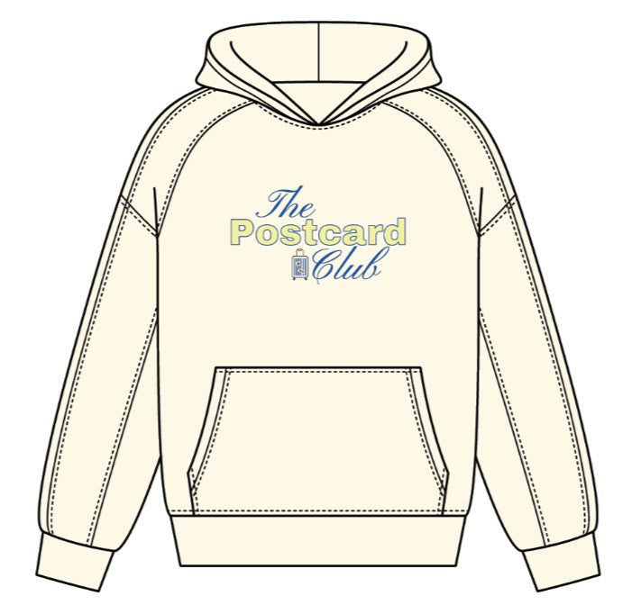 HEAVYWEIGHT FLEECE BOXY SEAMED HOODED SWEATSHIRT