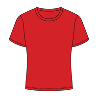 RIBBED FULL LENGTH TEE