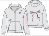 WOMEN'S HEAVYWEIGHT FLEECE BOXY ZIP UP SWEATSHIRT