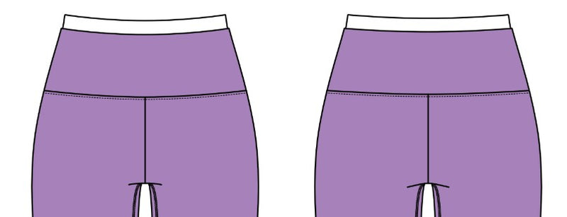 WOMEN'S ACTIVE CONTRAST WAISTBAND BIKER SHORT WITH 3" INSEAM