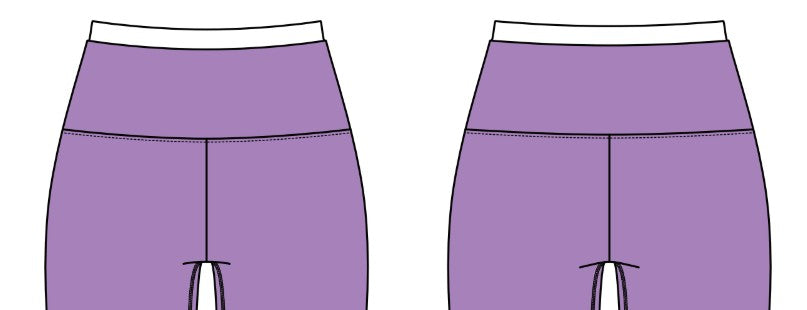WOMEN'S ACTIVE CONTRAST WAISTBAND BIKER SHORT WITH 3" INSEAM