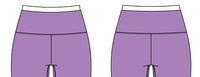WOMEN'S ACTIVE CONTRAST WAISTBAND BIKER SHORT WITH 3" INSEAM