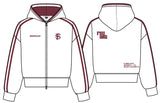WOMEN'S HEAVYWEIGHT FLEECE DOUBLE ZIP UP SWEATSHIRT WITH BINDING