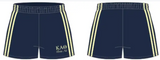 THE DROP CUT FLEECE SWEATSHORT WITH DOUBLE FOUR BINDING STRIPES