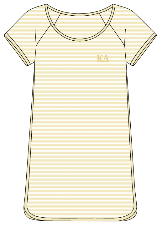 WOMEN'S COTTON JERSEY CLASSIC RAGLAN PJ NIGHTGOWN