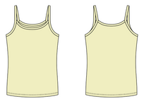 RIB FULL LENGTH SCOOP NECK TANK WITH SPAGHETTI STRAPS