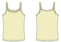 RIB FULL LENGTH SCOOP NECK TANK WITH SPAGHETTI STRAPS