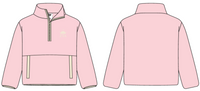 WOMEN'S FAUX SHERPA QUARTER ZIP PULLOVER