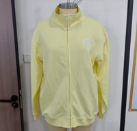 Women's Heavyweight French Terry Mock Neck Zip Up Sweatshirt