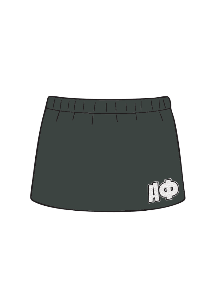 WOMEN'S FRENCH TERRY BASIC MINI SKORT