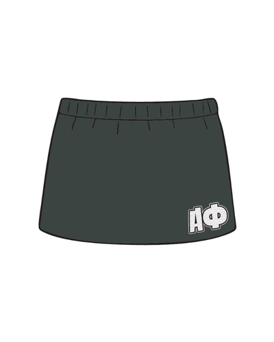 WOMEN'S FRENCH TERRY BASIC MINI SKORT