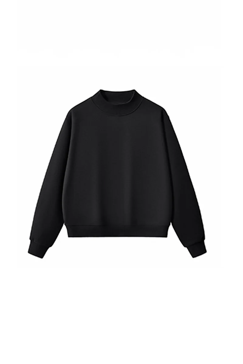 Sodalemon Unisex Fleece Mock Neck Sweatshirt